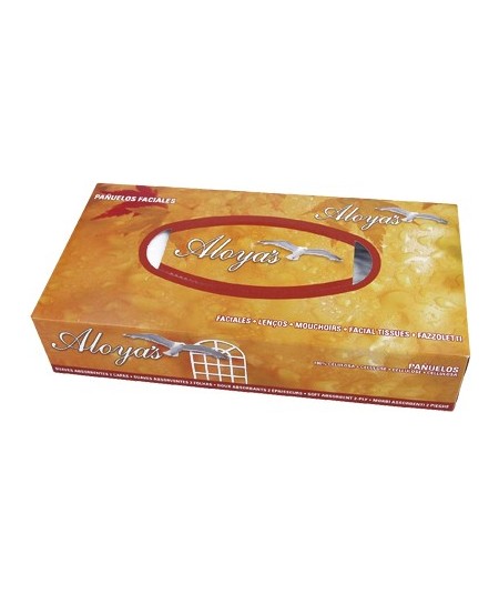 PAÑUELOS PAPEL ALOYA S CAJA (100x48UDS)