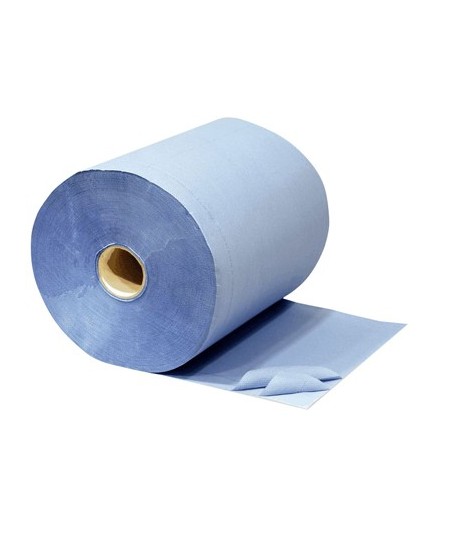 BOBINA PAPEL CHEMINE AZUL (140 Metros) PACK/6UD