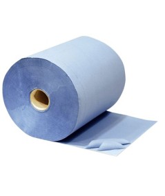 BOBINA PAPEL CHEMINE AZUL (140 Metros) PACK/6UD