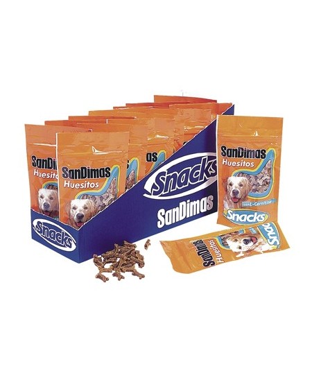  SNACKS MINI-HUESOS C/CARNITINA, 60 GR.