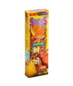 KIKI STICKS CANARIOS NARANJA-PLATANO 2 UD.