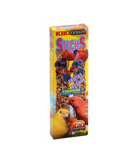 KIKI STICKS CANARIOS FRUTAS BOSQUE 2 UD.