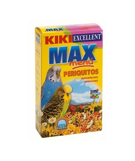 KIKI MAX MENU PERIQUITOS 400 GR.