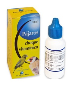 CHOQUE VITAMINICO PAJAROS, 20 ml.