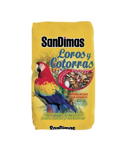 LOROS Y COTORRAS S.D. 700 GR