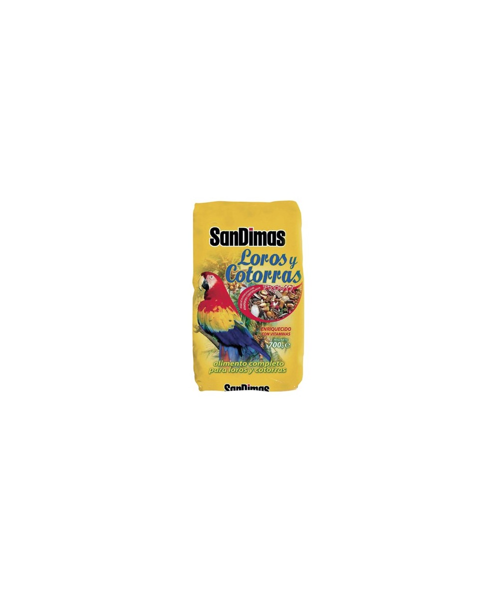 LOROS Y COTORRAS S.D. 700 GR