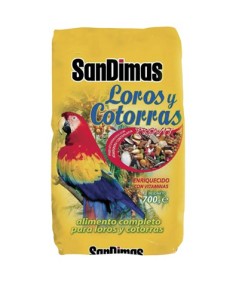 LOROS Y COTORRAS S.D. 700 GR