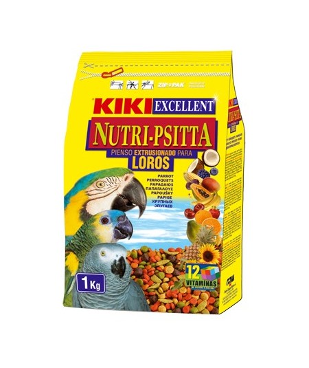 KIKI NUTRI-PSITTA PARA LOROS 1 kg.