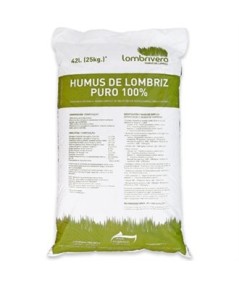 ABONO HUMUS DE LOMBRIZ 42 L / 25 KG