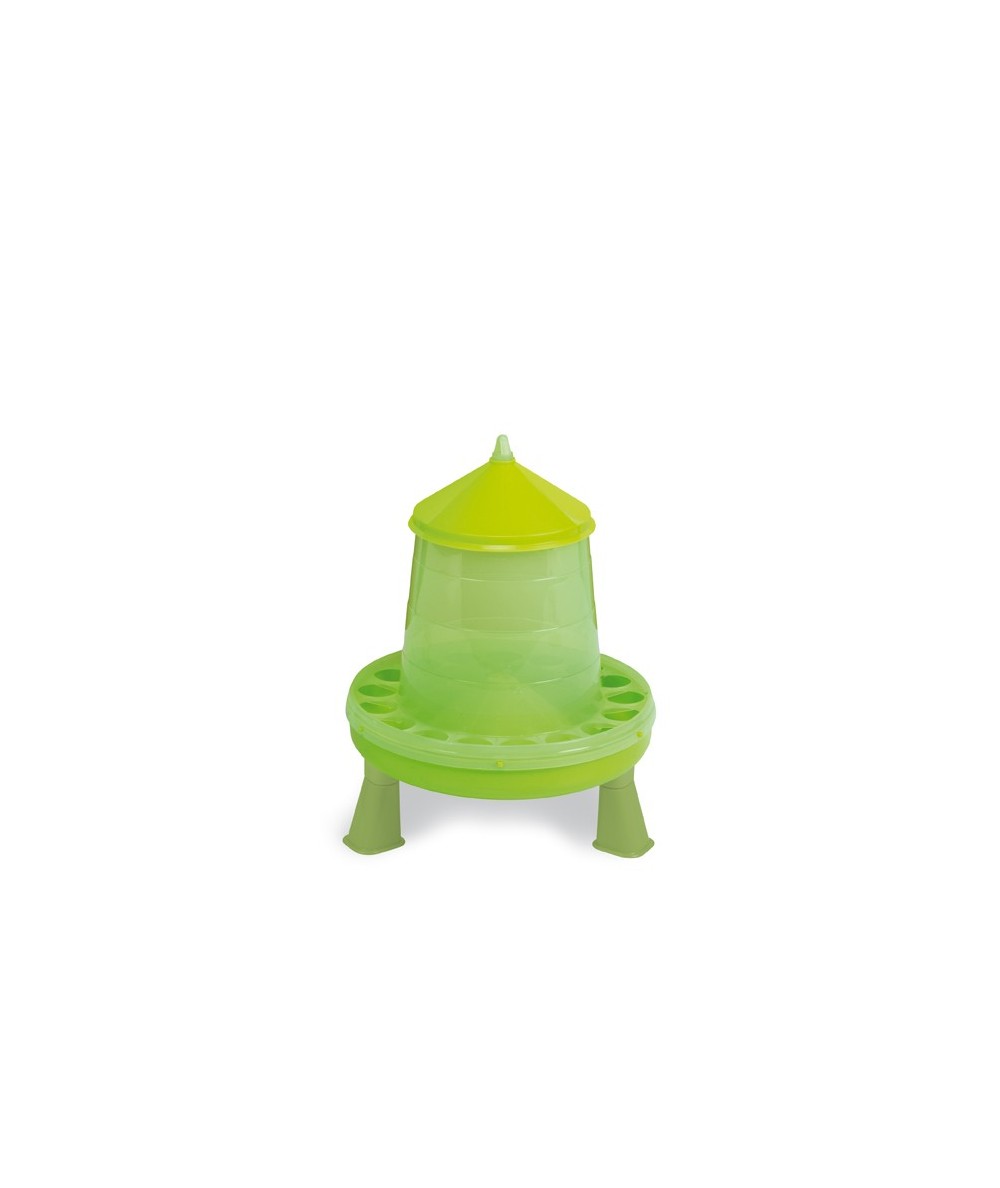 Tolva de plástico para aves 8 kg con patas