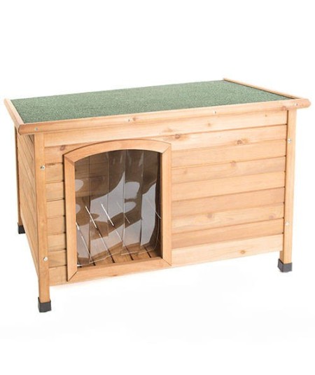 Caseta de madera para perros 